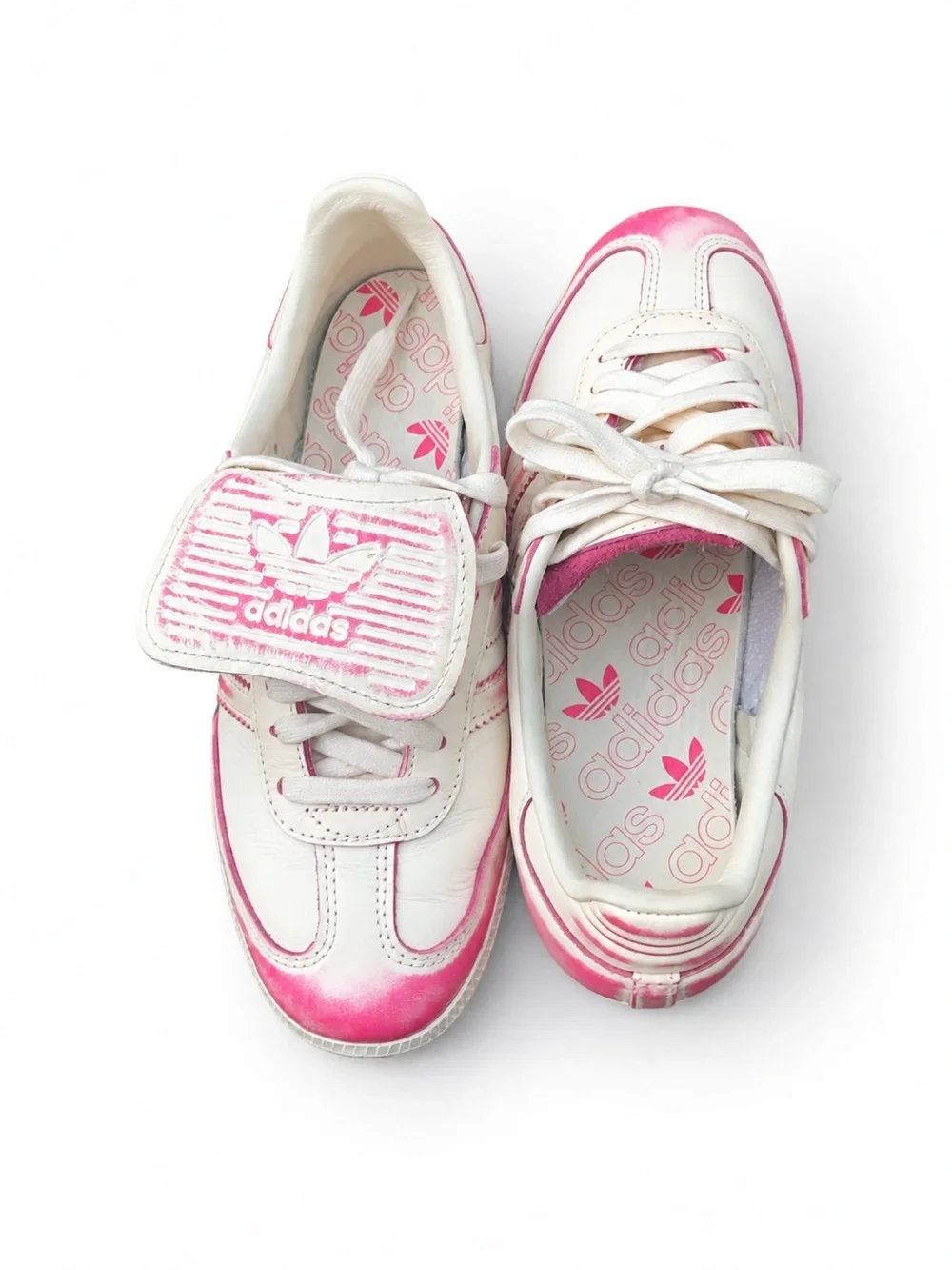Adidas Samba LT Color Fade Cream Shock Pink Sneakers Women’s 7 worn once
